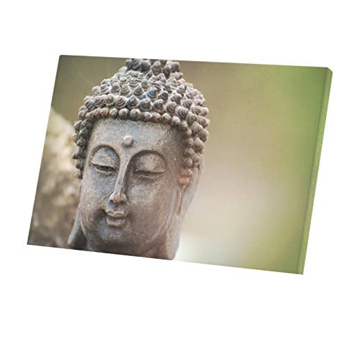 Toile bouddha de bronze anti-stress pour transformer une pièce vide en espace zen
