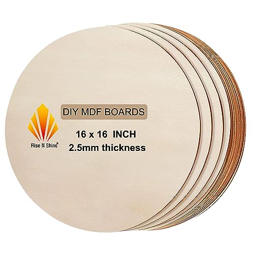 Rise n Shine MDF Board Cutouts -16 Inch 2.5mm Thick Round Boards ...