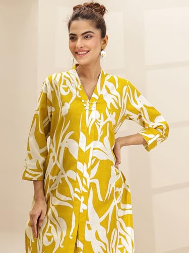 Image of Libas Printed Cotton Blend Co-ord Set
