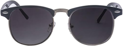 Miniatura 4 de Kelens Gafas de sol clásicas de medio marco retro con lente tintada, lentes de sol miopías gafas de sol de miopía (-2.5)