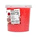 Tea Zone [7 Pounds] Strawberry Popping Pearls for Boba Tea Beverages, Sweets, Ice Cream Topping | B2053