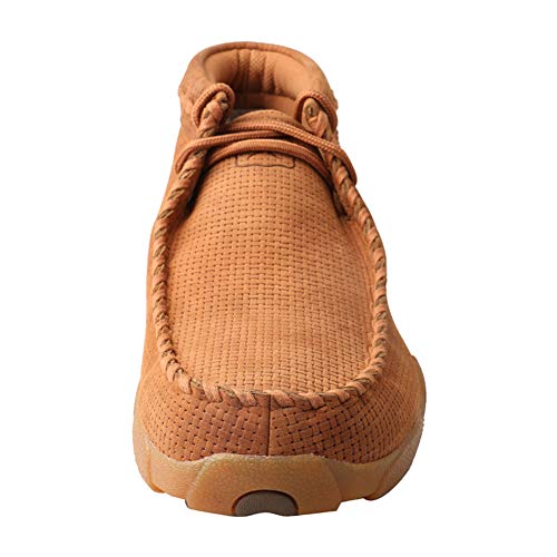 Image of Twisted X Men's Chukka Leather Driving Mocs, Saddle, 14 M