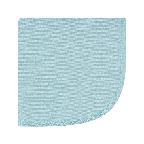Image of Hudson Baby Unisex Baby Flannel Cotton Poly Washcloths, Boy New Elephant 10Pk, One Size