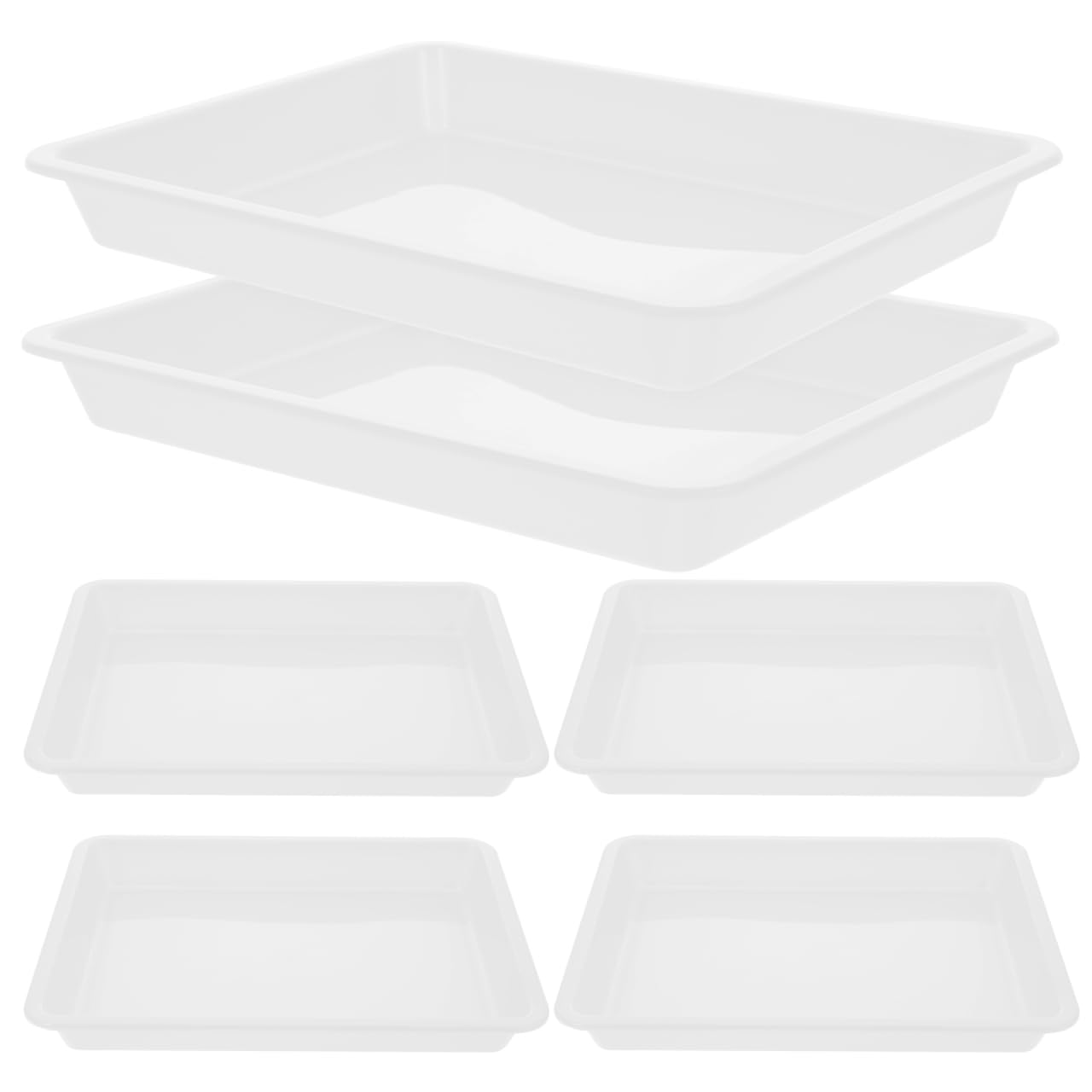 Puzzle Sorting Trays,6 Pack Puzzles Sorter Jigsaw Accessories Storage Stackable 500/1000/2000 Pieces Jigsaw Board Organizing Plates Beads Trays Organizer