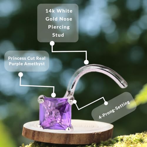 Demira-Jewels-Handcrafted-Princess-cut-300mm-Real-Purple-Amethyst-in-14K-white-Gold-with-16-Gauge-Thickness-wire-setting