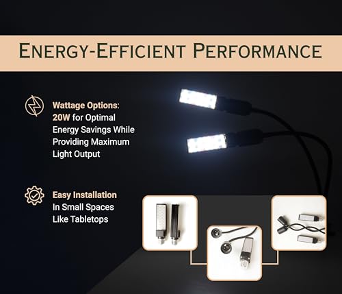Image of Chipku TTGL-20 Watt Plant Grow Light Tube for Indoor Plants| Ideal for Small Plants Hydroponics Greenhouse | Artificial Sunlight for Indoor Plants| (TTGL-20 Watt)
