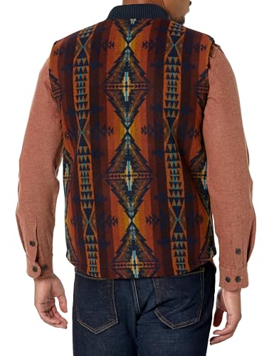 Pendleton Men's Parkdale Quilted Wool Snap Vest, Trapper Peak Multi, XX-Large2