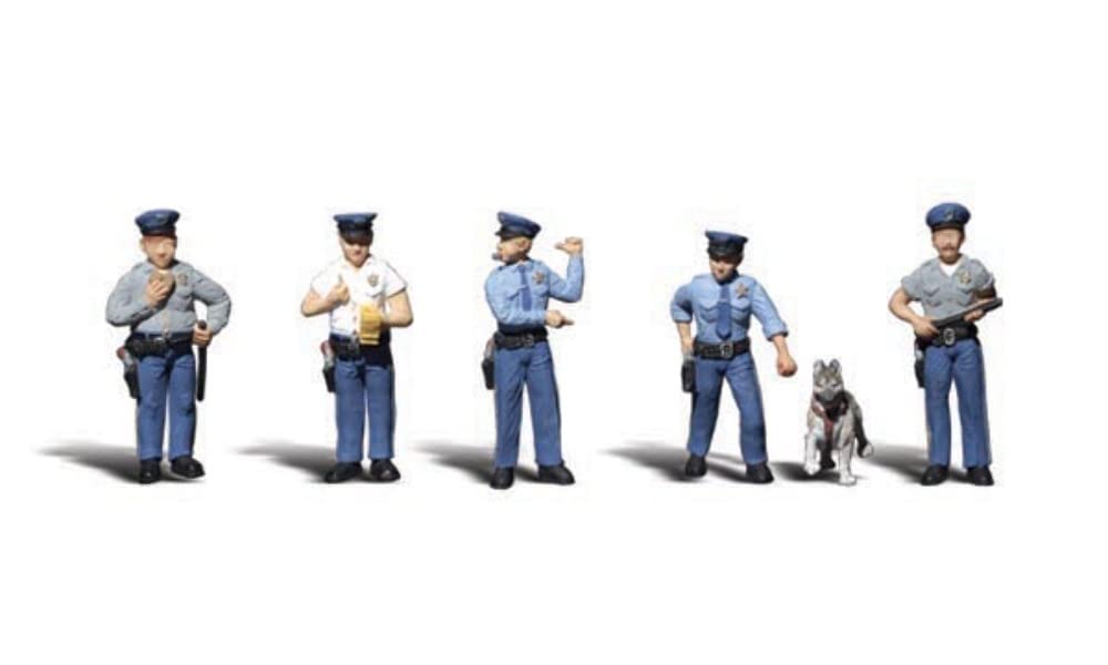 Woodland Scenics N Policemen WOOA2122 figurines de police miniatures