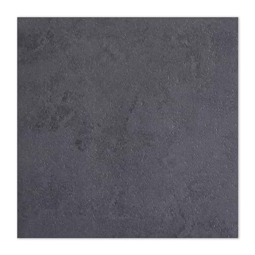 Euventyles Azulejos de vinilo para despegar y pegar, 10 unidades, 12 x 12 pulgadas, color gris oscuro, azulejos de suelo impermeables para baño, cocina, dormitorio, sala de estar, etc.