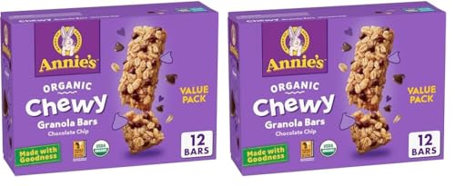 Snapklik.com : Annies Organic Chewy Granola Bars, Chocolate Chip, 12 Ct