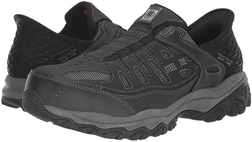 Skechers Men's Hands Free Slip-Ins Cankton-Faison ST Industrial Shoe, BLK, 11 | Image 6