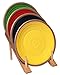 Melange 12-Piece 100% Melamine Dinnerware Set (Clay Collection) | Shatter-Proof and Chip-Resistant Melamine Plates and Bowls | Color: Multicolor | Dinner Plate, Salad Plate & Soup Bowl (4 Each)