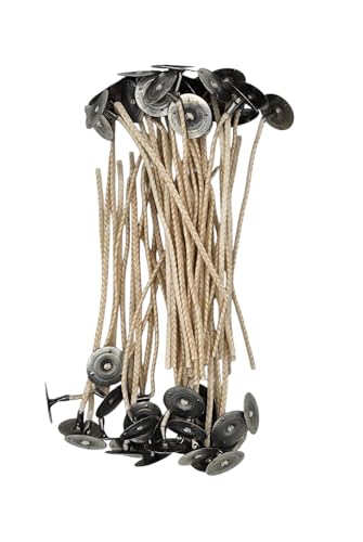 Jess Mae&reg; CD14 5 Pre-Tabbed Pre-Waxed Candle Wicks
