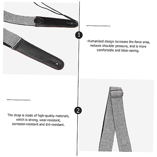 FAVOMOTO 1Pc Sangle De Guitare Acoustique À Cordes Support De Guitare Sangle D’Instrument en Cuir Robuste Ceinture D’Épaule De Guitare Cordes De Guitare Basse Sangles Réglables Portable - Les Beatles, Paul McCartney, John Lennon, RIngo Starr, George Harrison FAVOMOTO 1Pc Sangle De Guitare Acoustique À Cordes Support De Guitare Sangle D'Instrument en Cuir Robuste Ceinture D'Épaule De Guitare Cordes De Guitare Basse Sangles Réglables Portable – Image 4