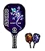 ZCEBRA Pala de Pickleball Composite - Raqueta Ligera Fibra de Vidrio núcleo de Panel de Abeja Polipropileno Texturizada – Paddle Premium ZGECKO (Azul)