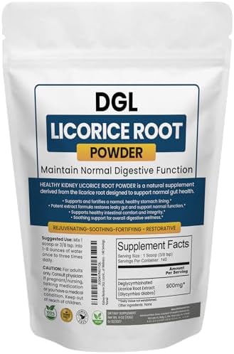 Amazon.com: Kidney Restore DGL Licorice Root Powder Supplement - Made ...