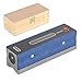 mitoharet 6 Inch Level Tool Precision Level Tool Precision Cast Iron Body for Machinist, with Wooden Case