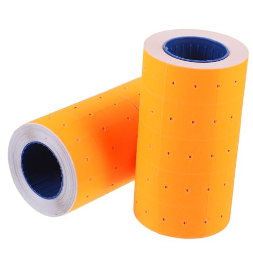 HEALEEP Bright Easy to Identify 1 Roll 6000 Blank Label Stickers for Various Products