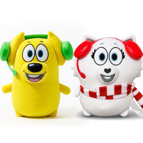 Kouipoie Tyler And Snowi Plush Toys,Super Soft Plushies For Kids,Collectible Tyler & Snowi Set,Cute Boy & Girls Birthday Gift,Ideal Fans Present & Desktop Decoration. (2PCS)