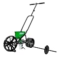 Chapin 8701G Garden Push Seeder Planter, 6 Seed Plates for up to 20 Varieties of Seeds, Zinc Plow Blade, Row Marker, Powder Coated Steel Frame, Accurate Seed Drill for Gardeners, Use in Prepared Soil