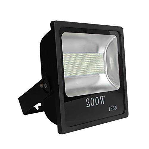 Outdoor Floodlight 200W, Super Bright LED Flood Light IP66 Waterproof Spotlight for Stadium Factory Workshop (Color : Pink)