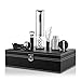 Ufesa EasyClassy - Cavatappi elettrico con valigetta, apribottiglie vino con luce LED, tappo di servizio antigoccia, tappo sigillante e estrattore d'aria, batteria Ni-MH, wireless, cavo USB C Incl immagine