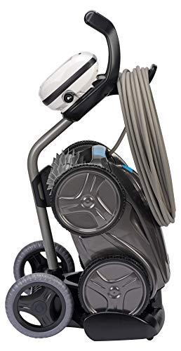 time4wellness Set Zodiac Vortex OV 5480 iQ Poolroboter mit Transportwagen und original Fein Filter 60 µ