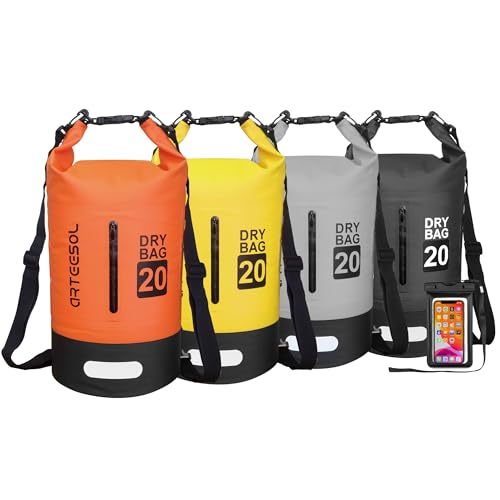 Blackace arteesol Bolsa Estanca, Dry Bag - 5L 10L 20L 30L Bolso Seco Impermeable/Seca Bolsa para Kayak Paseo en Barco Canoa Pesca Rafting Camping Playa Natación Snowboard