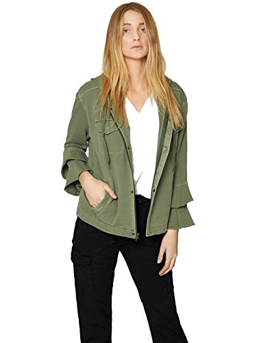Sanctuary Womens Life Adventure Fall Anorak Bomber Jacket Green S