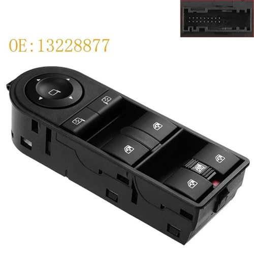 Interruptor de control de ventana compatible con Opel Astra H de 2004 a 2015 6