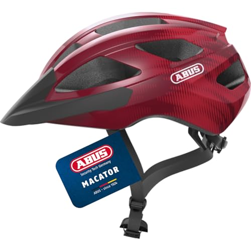 ABUS Casco da bici da strada Macator - casco da bici sportivo per principianti - anche per portatori di codino - per uomo e donna