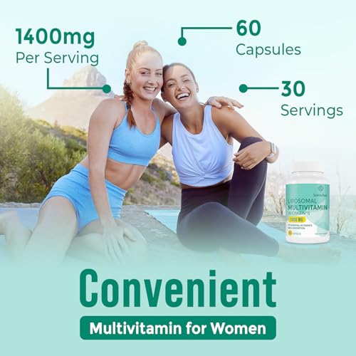 Liposomal Multivitamin for Women 50+ - Women's Daily Multivitamin with Iron, Vitamin A, C, D, E and B Complex - Immune Support, Hair & Skin Support, 60 Vegan Capsules - Image 6