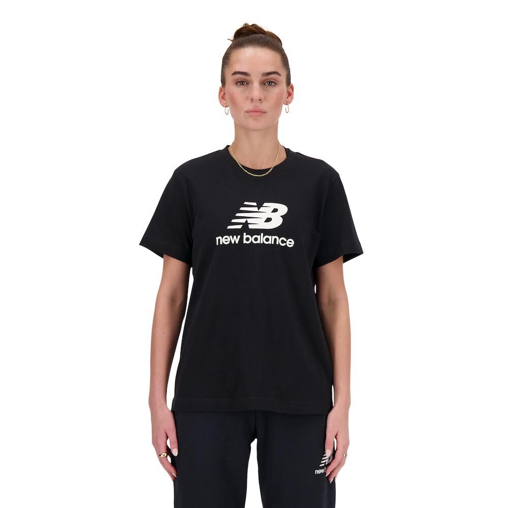 ★関税込★New Balance★WOMEN ESSENTIAL LOGO SHORT SLEEVE★ Amazon.com: New Balance Women's Sport Essentials Jersey Logo