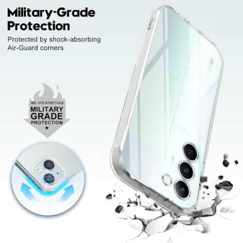 Image of Jkobi Silicone Back Cover Case for Realme P4 Lite 5G | Realme Narzo 100 Lite 5G (Clear Shockproof Case with Camera Protection | Soft and Flexible | Transparent)