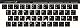 Lacerto® | 14x14mm Russisch-Deutsche Aufkleber für PC/Laptop & Notebook Tastaturen mit mattem kratzfestem Laminat | Farbe: Rot-Schwarz (Nicht transparent)