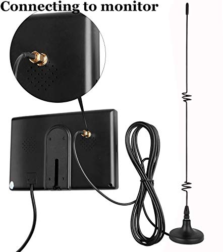 Yakry Y68 Longer Antenna Stronger 7db Antenna with 13.5 ft Extension Cable for Analog/Digital Signal Wireless Built-in Backup Camera and Monitor Systems or Other Devices - Image 3