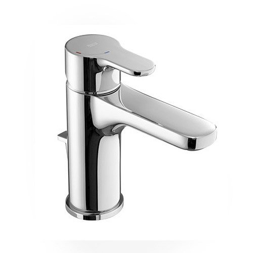 Roca L20 Chrome Basin Mixer Tap with Pop Up Waste 5A3009C00