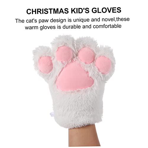 NOLITOY Performance Cat Glove for Boys and Girls Bear Claw Design Warm Cozy Easy to Wear for Grooming and Play4