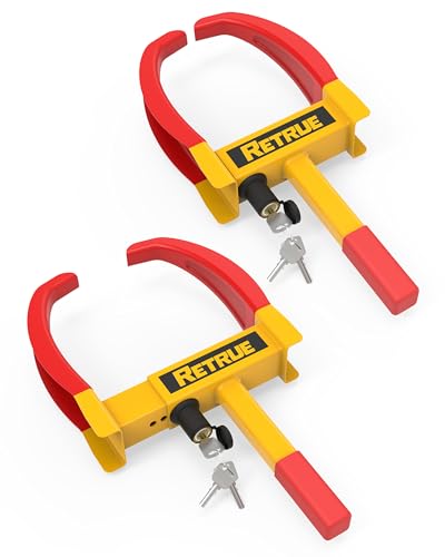 RETRUE 2-Pack High Visibility Wheel Lock