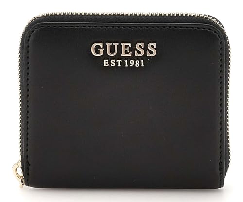 GUESS Laurel Slg Small Zip Around, Black, One Size, Laurel Slg Small Zip Around