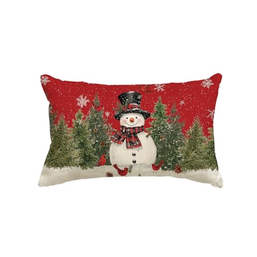 Artoid Mode Rot Schneemann Baumzweige Let It Snow Weihnachten...