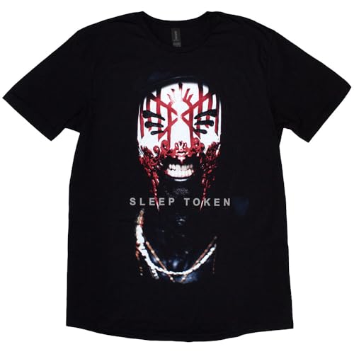 Rock Off officially licensed products Sleep Token Aford Mask T Shirt Size M