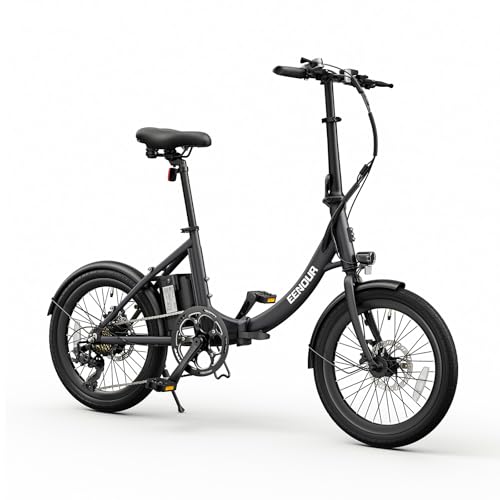 EENOUR �d�����]�� S1 �d���A�V�X�g���]�� �܂肽���ݎ� 20�C���` �ő�80km���s�\ 350W���[�^�[���� 5�i�A�V�X�g 6�i�ϑ��M�A �f�B�X�N�u���[�L �^���F�� ������ �Ᏸ�t���[�� �y�� �ʋ� �ʊw �A�E�g�h�A �Ƌ��s�v E�o�C�N (�O��