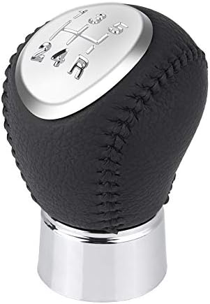 Keenso Manual 5 Speed Shift Knob, Car Auto Gear Shifter Knob Stick Head Lever for Mazda 3 5 6 323 626 RX8 Black
