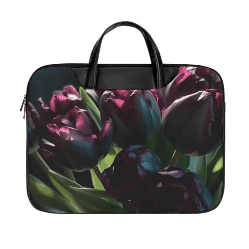 Bolso morado para portátil 17 pulgadas impermeable miniatura 1