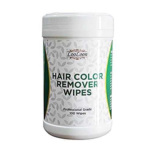 Hair dye remover wipes for skin, surfaces, and more...LooLoon hair color remover from the skin andsurface: 100 hair dye remover Wipes for professional and personal uses