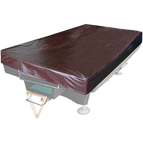 Pool Table Cover Heavy Duty Leatherette Billiard Table Cover, Waterproof And Tear-proof Billiard Table Protection Cover 90×51×7inch Cover