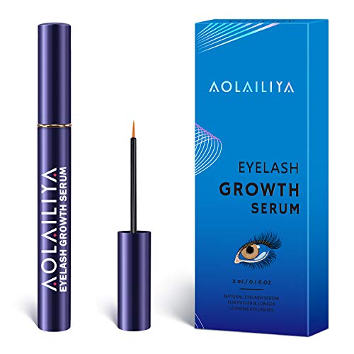 Premium Eyelash Growth Serum & Eyebrow Enhancer, AOLAILIYA Lash boost Serum to Grow Longer Fuller Thicker Lashes and Brows -Eyelash Serum Extension 3ML.