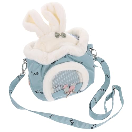 Happyyami Breathable Hamster Carrier Bag Portable Travel Pouch for Animals Lightweight and and Secure Design for Hamster Squirrel and Hedgehog