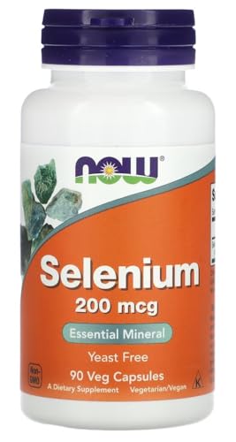 Now Foods - Selenium 200 mcg | Soutien antioxydant à haute dose - 90 capsules
